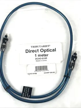 Tributaries 805696260215 Direct Video Dcao-010b 1 Meter Digital Coaxial Or Composite Tributaries 805696260215 Direct Video Dcao-010b 1 Meter Digital Coaxial Or Composite