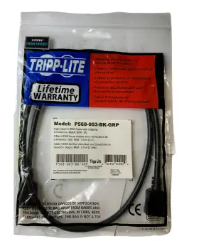 P568-003-BK-GRP TRIPP LITE High Hdmi Cable Gripping