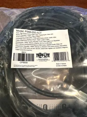 P568-050-ACT TRIPP LITE Hdmi Audio Video Cable #2
