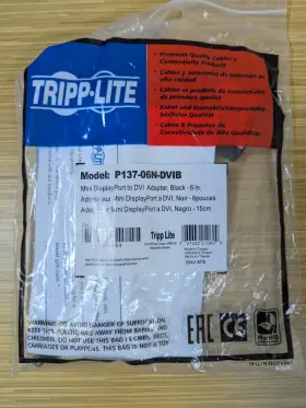 P13706NDVIB TRIPP Tripplite Mini Displayport Dvi P13706NDVIB TRIPP Tripplite Mini Displayport Dvi