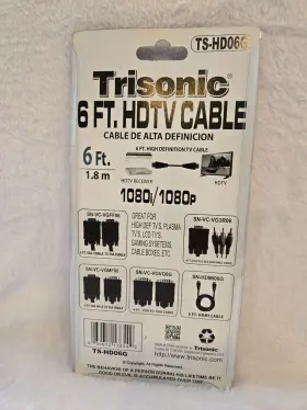039612138542 TRISONIC Hdtv Cable High Definition #2