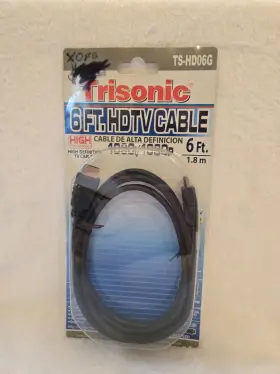 039612138542 TRISONIC Hdtv Cable High Definition