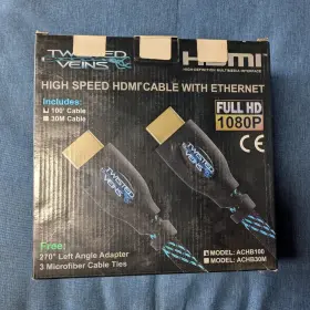 ACHB100 TWISTED VEINS High Hdmi Cable Braided Ethernet Arc