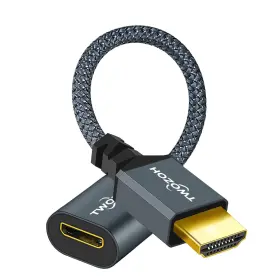 Twozoh Hd-005-acf Hdmi Male To Mini Female Adapter Cable Twozoh Hd-005-acf Hdmi Male To Mini Female Adapter Cable