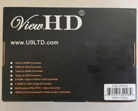 610074320289 U9LTD View Hdmi Ypbpr Vga Switch Converter