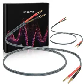 Ucinnovate 3100972 2 Pack 12awg 4m High-end Hifi Ofc Speaker Cable With Banana Plugs 1 Pair Ucinnovate 3100972 2 Pack 12awg 4m High-end Hifi Ofc Speaker Cable With Banana Plugs 1 Pair