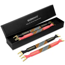 Ucinnovate 3101092 4 Pack 6 Inch Hifi Ofc Speaker Jumper Cables Cable