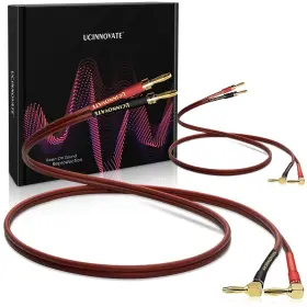 Ucinnovate Uc-3101172 2 Pack X 2m Ofc Speaker Cable With Banana Plugs