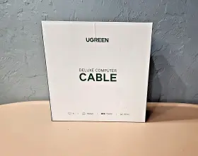 Ugreen 140805-00 Cat 8 Ethernet Cable Shielded Braided Round Wire 33ft Black 180 X 18 60