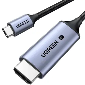 Ugreen 35377 Usb C To Hdmi 2.1 Cable 8k 60hz 4k 240hz 10ft Thunderbolt 4/3