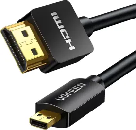 Ugreen 40506 Micro Hdmi To Cable Adapter 4k 60hz Ethernet Audio 3ft Black Ugreen 40506 Micro Hdmi To Cable Adapter 4k 60hz Ethernet Audio 3ft Black