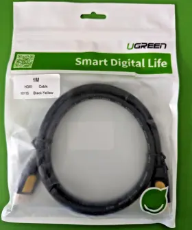 Ugreen 60843 Hdmi Cable With Ethernet M To 1m / 3ft Gold Plated 10115 - New