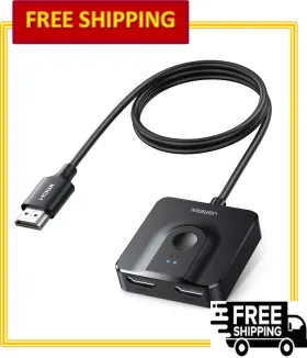 Ugreen 70607 Bidirectional Hdmi 2 In 1 Splitter Switch 4k 60hz With 3.3ft Cable