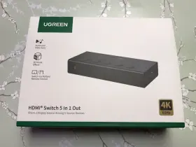 Ugreen Cm568 Hdmi Switch 5 In 1 Out 4k 60hz Splitter With Remote Port Hdmi Ugreen Cm568 Hdmi Switch 5 In 1 Out 4k 60hz Splitter With Remote Port Hdmi