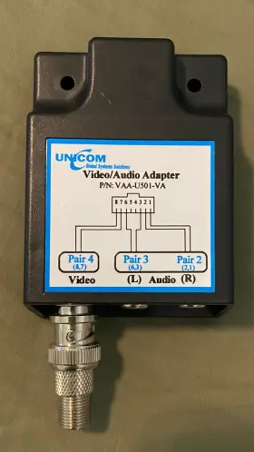 VAA-U501-VA UNICOM Video Audio Adapter Transmitter Receiver #3