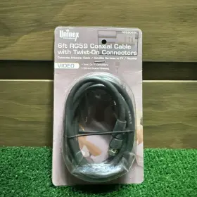 RG5906BK UNINEX Coaxial Cable Twist Connectors Video RG5906BK UNINEX Coaxial Cable Twist Connectors Video