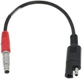 SAE2 UONECN Topcon Hiper Gps Charger Power Cable End Lite Pro