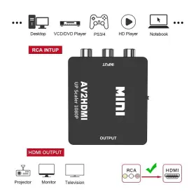 779566126201 UPGROW Rca Hdmi Converter Mini Cvbs Video Audio #2