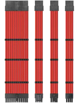 CABLE-50-RED-USA UPHERE Psu Extension Sleeved Kit