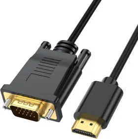 744110641516 URELEGAN Hdmi Vga Cable Feet Adapter Male
