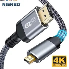 744110652185 USA-VIRALFINDS Nierbo Micro Hdmi Cable Male Cord