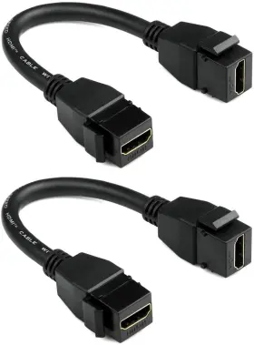 H-HM001-US USEBEAN Hdmi Keystone Coupler Jack Inserts Female H-HM001-US USEBEAN Hdmi Keystone Coupler Jack Inserts Female