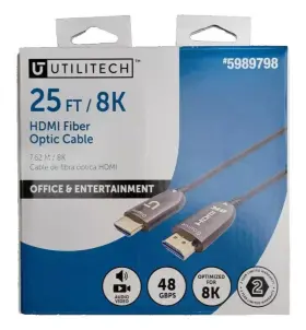 5989798 UTILITECH Hdmi Fiber Optic Cable