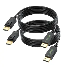 Uvooi 8541678589 2 Pack 10ft Displayport Cable 4k 60hz 2k 144hz 165hz Dp To High Speed Uvooi 8541678589 2 Pack 10ft Displayport Cable 4k 60hz 2k 144hz 165hz Dp To High Speed