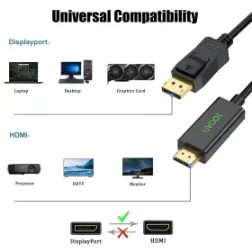 308075409132 UVOOIDIRECT Displayport Hdmi Hdtv Cable Feet Dp #2