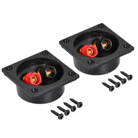 041814489513 UXCELL Square Speaker Box Terminal Binding Post