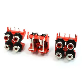 614462280551 UXCELL Pack Rca Pcb Mount Female Outlet Jack