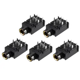 632702868291 UXCELL Pcb Mount Pin Socket Headphone Stereo