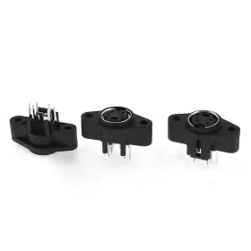 649603130310 UXCELL Mini Din Pin Female Jack Video Connector