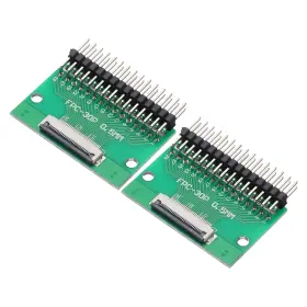 Uxcell 656320451239 2pcs Ffc Fpc Connector Board 30 Pins Double Row Right Angle Pin Header Adapter Uxcell 656320451239 2pcs Ffc Fpc Connector Board 30 Pins Double Row Right Angle Pin Header Adapter