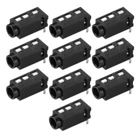 714998655431 UXCELL Audio Jack Connector Pcb Mount Female Pin