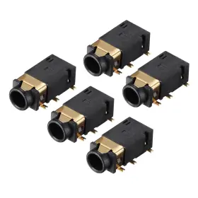 714998655622 UXCELL Audio Jack Connector Pcb Mount Female Pin
