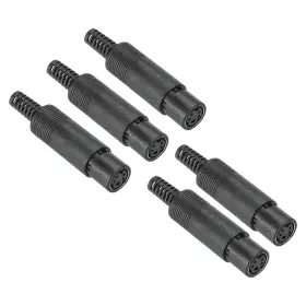 723115128086 UXCELL Video Din Mini Female Socket Pin Signal