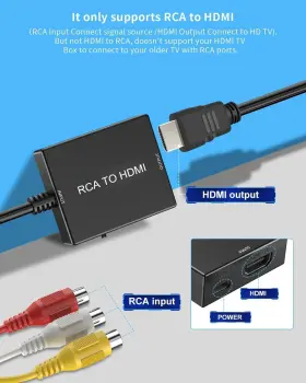 618202893469 UZIFHDHI Rca Hdmi Adapter Converter Cable #3