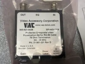 100-0-020 VAC VIDEO ACCESSORY CORPORATION Brick Block