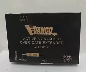 280504 VANCO Vga Audio Extender Rcvr Xmitter Power Baluns #2
