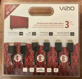 845226013911 VIZIO High Hdmi Cables Pack