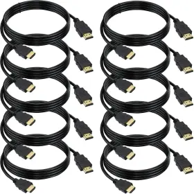 Vorothin Kl047s Hdmi Cable 6 Ft 10-pack 4k Computer 6ft Shielded 2.0 Cl3 Ra