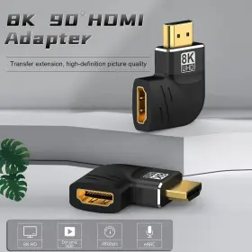 HDMI-LF8K WARMSTOR Pack Male Female Adapter Connector Left #2