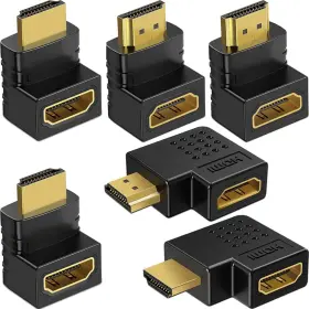 HDMI2.0-2UD1LF WARMSTOR Pack Hdmi Male Female Angled Adapter HDMI2.0-2UD1LF WARMSTOR Pack Hdmi Male Female Angled Adapter