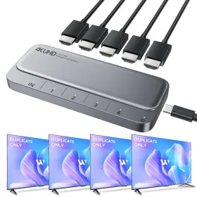 WARRKY-AV-H09 WARRKY Hdmi Splitter Power Ultra Desi