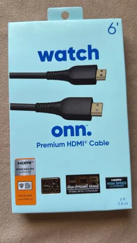 BWA17AV010 WATCH Onn Hdmi Cable