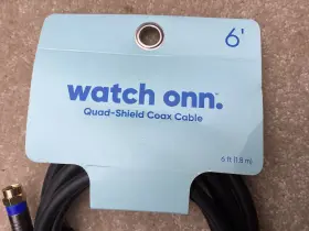 681131310062 WATCH ONN Dual Shield Coax Cable #2