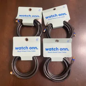 681131310291 WATCH ONN Quad Shield Coax Cable Box