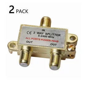 787937404988 WEVZENEY Coaxial Cable Splitter Stb Tv Satellite #2