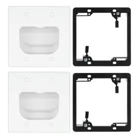 713325254279 WI4YOU Recessed Recess Voltage Cable Wall Plate